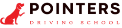 pointers driving school logo